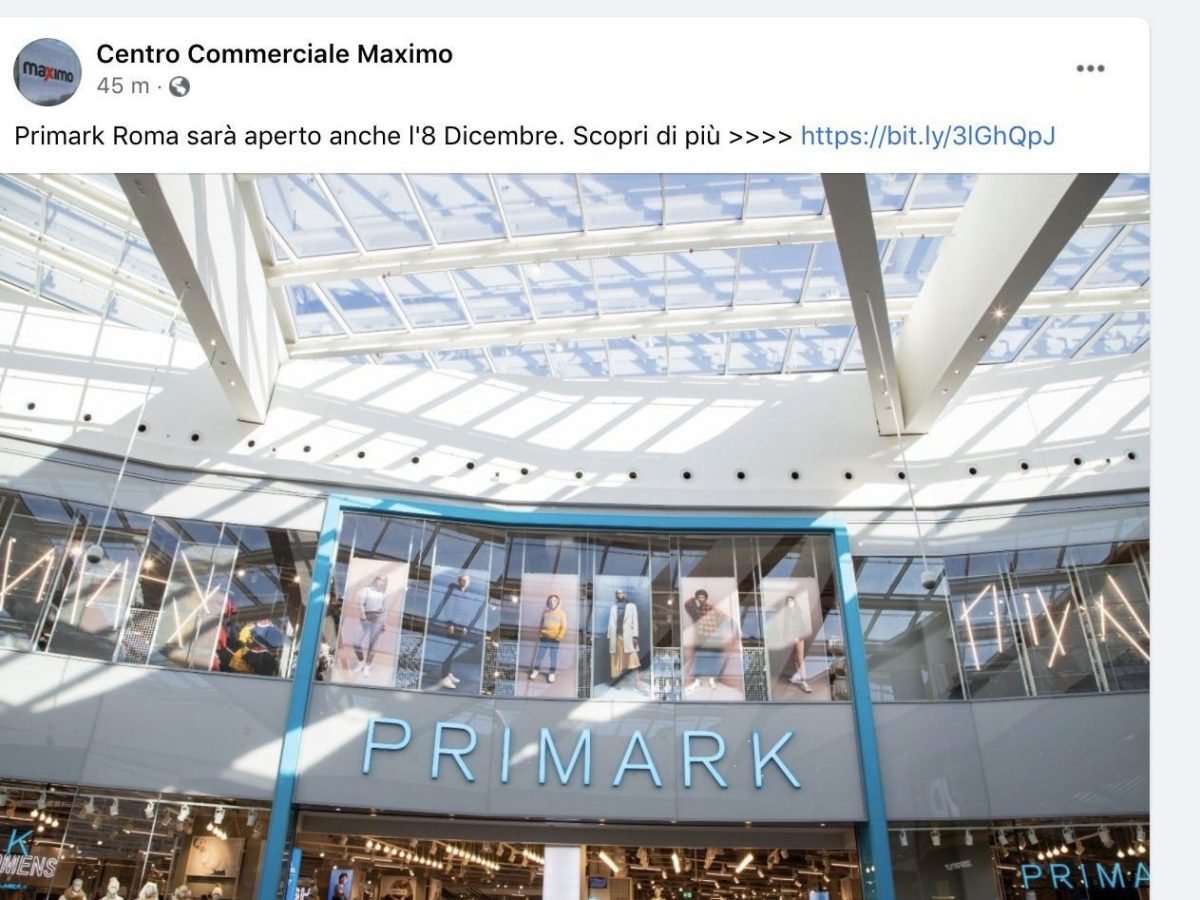 Primark Maximo Shopping Centre Via Laurentina Roma Rm
