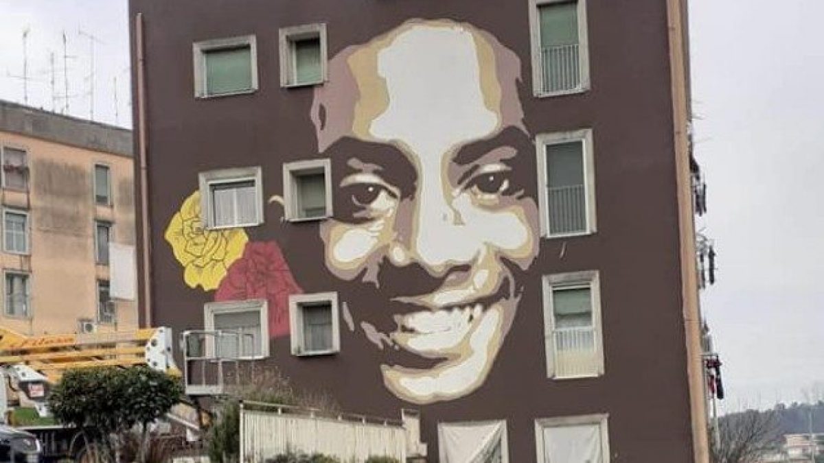 Il murales a Willy Monterio di Lucamaleonte