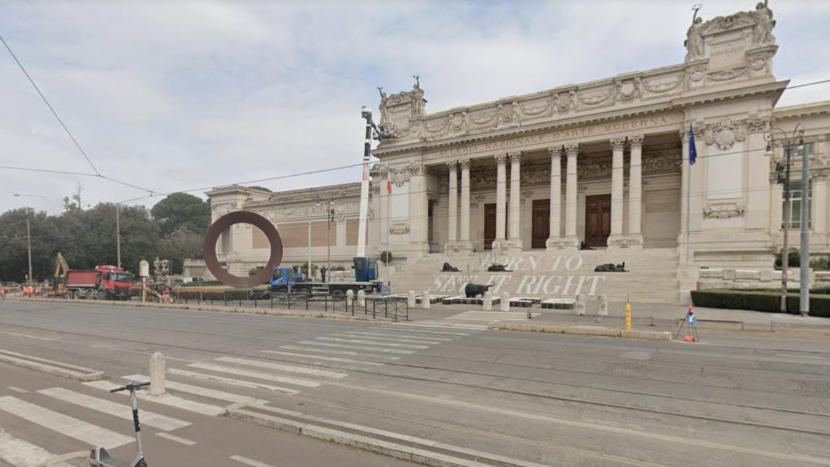 Viale delle Belle Arti all’altezza della Galleria d’Arte Moderna (Immagine da Google Maps)