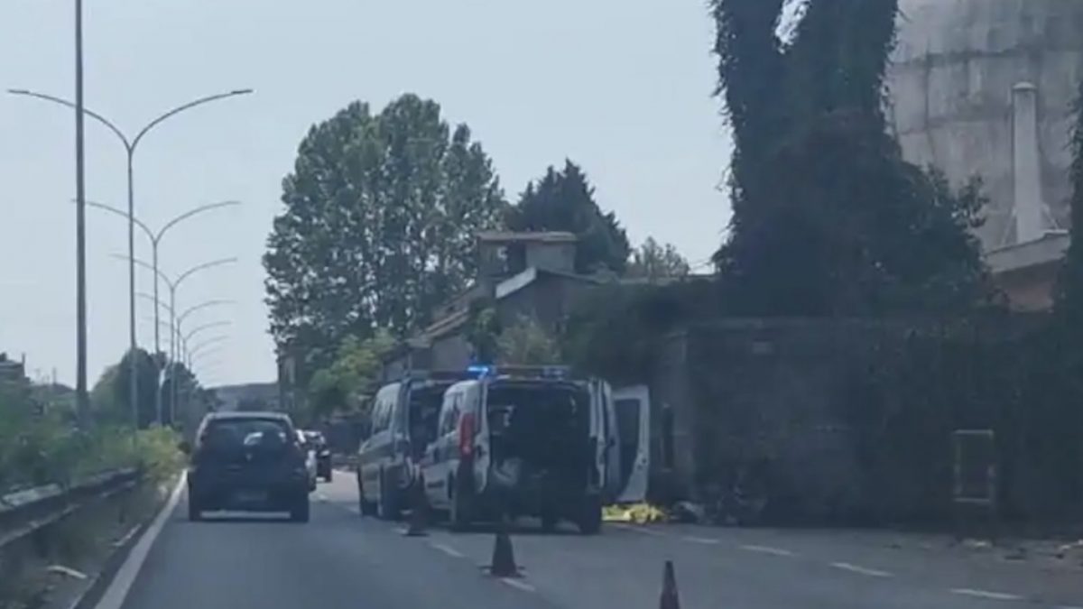 L’incidente mortale su via Salaria – Foto Reporter Montesacro