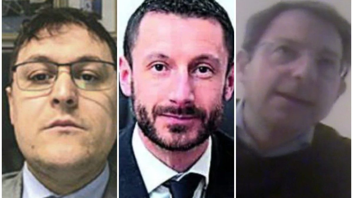 I commercialisti Andrea Manzoni, Alberto Di Rubba e Arturo Maria Scillieri