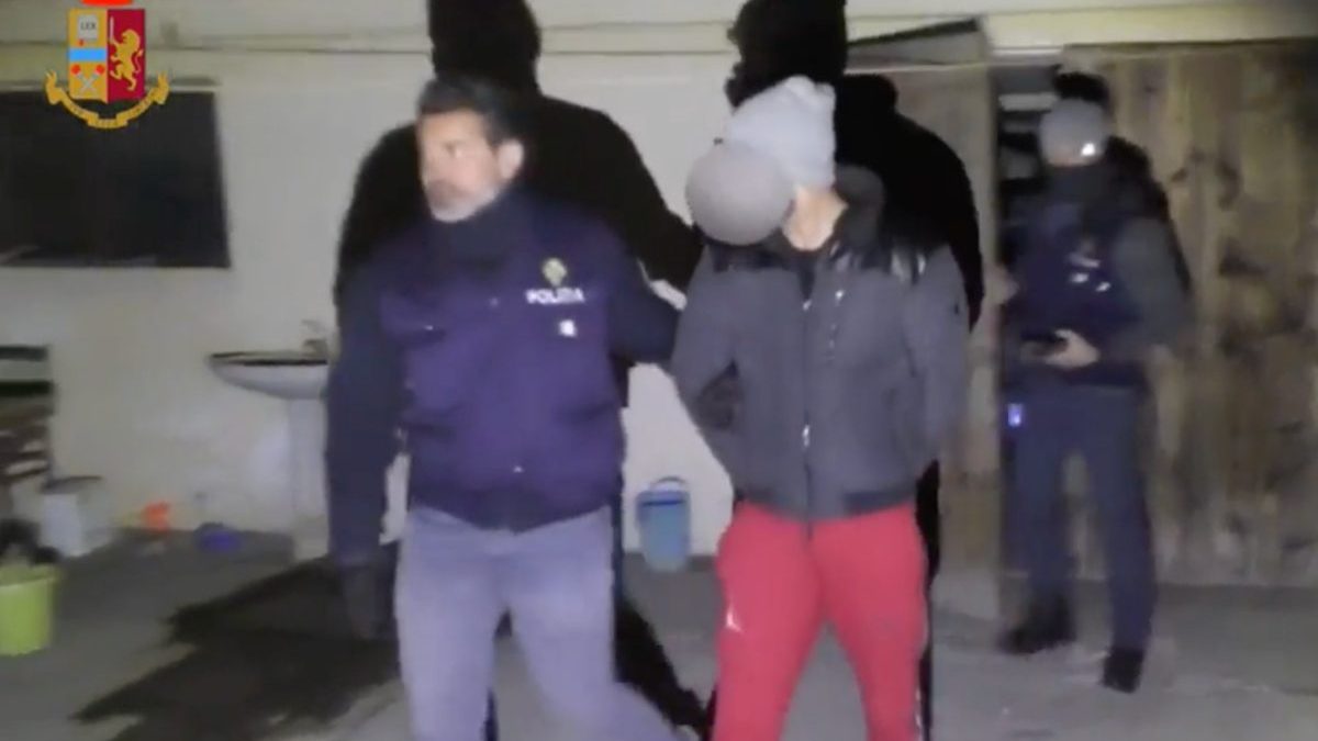 L’arresto di uno dei componenti della banda