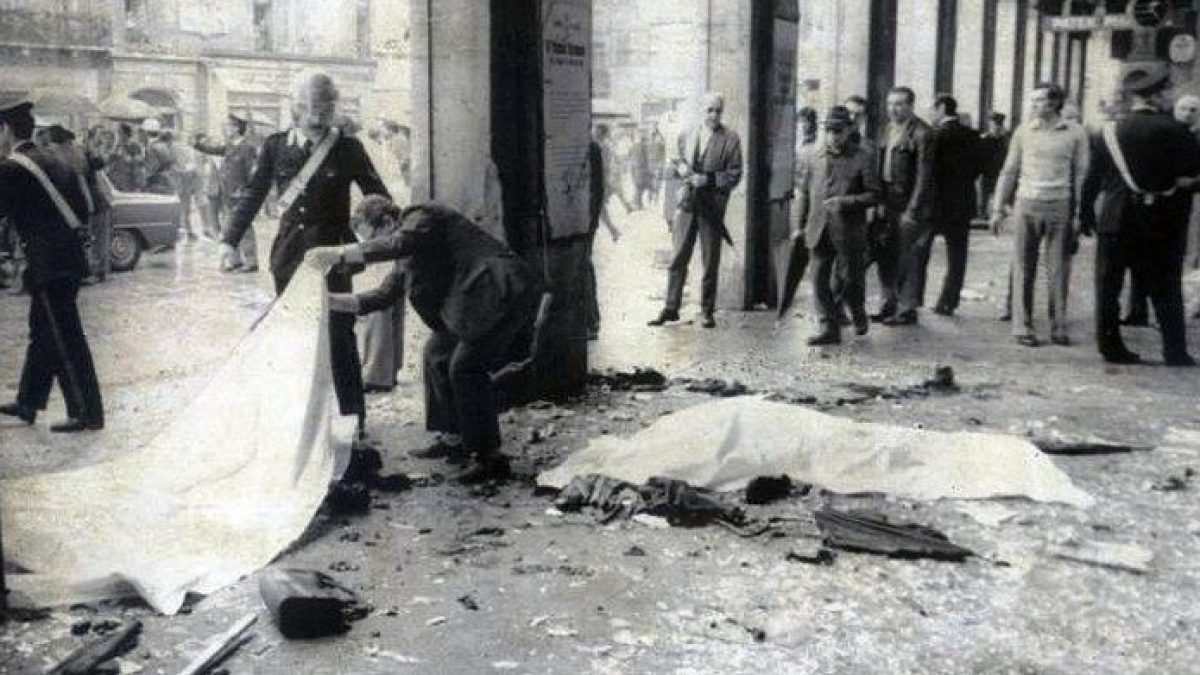 Poco dopo lo scoppio della bomba