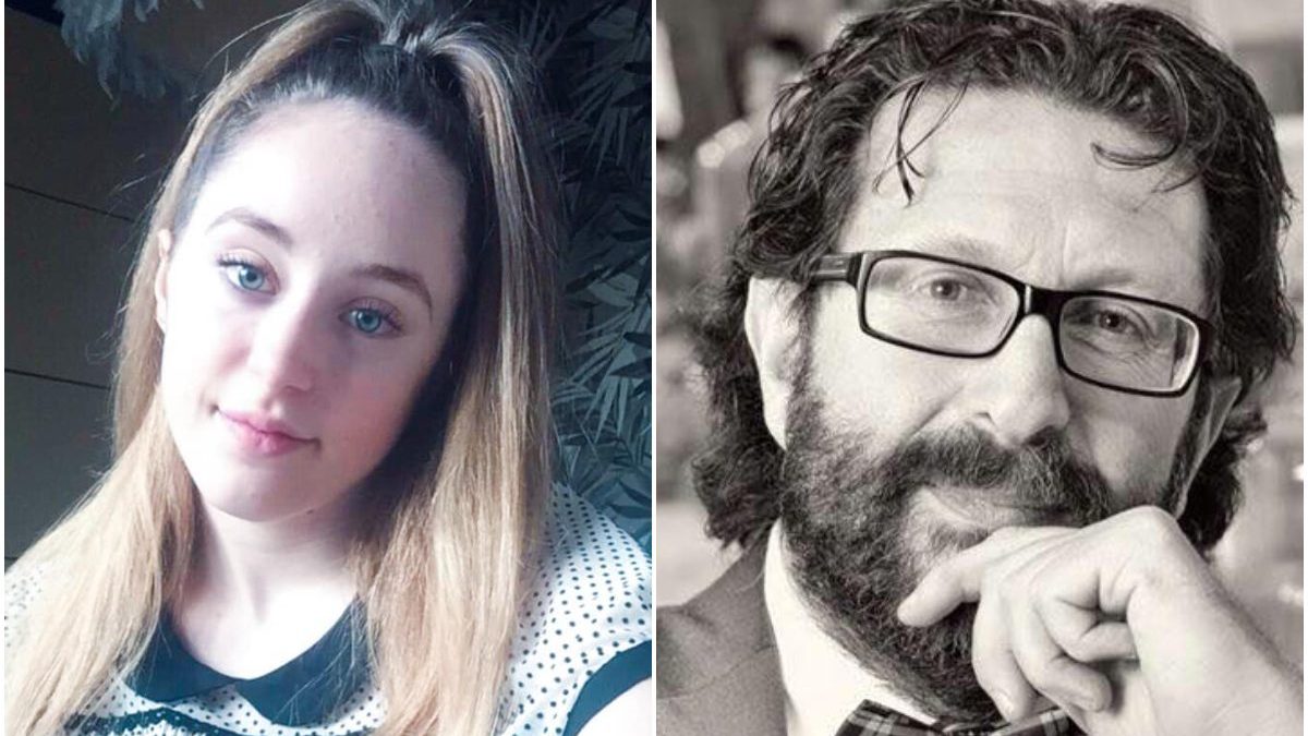 Giulia Maja (16 anni) e suo padre Alessandro (57 anni)