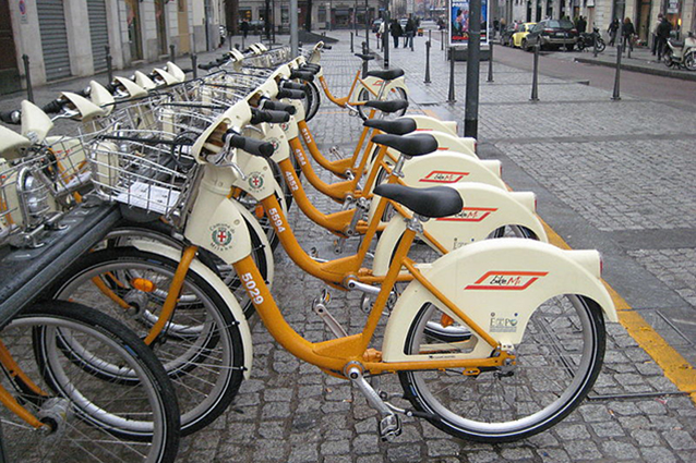 Le bici dello Bike Sharing a Milano