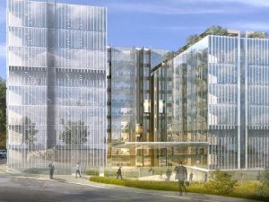 Il rendering della nuova sede (Dal blog Urbanfile.org)