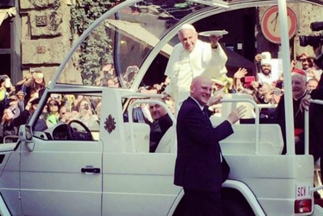 (Fermo immagine dal video su Instagram di @Mikpescodur)