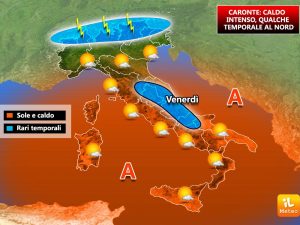 Meteo Milano 12-14 luglio: caldo e afa in città, percepiti 37 gradi
