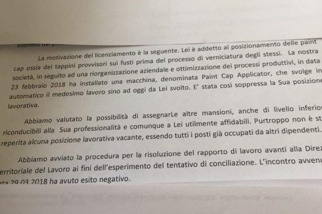 Milano: dopo 30 anni di lavoro licenziato per una macchina Milano: dopo 30 anni di lavoro licenziato per una macchina