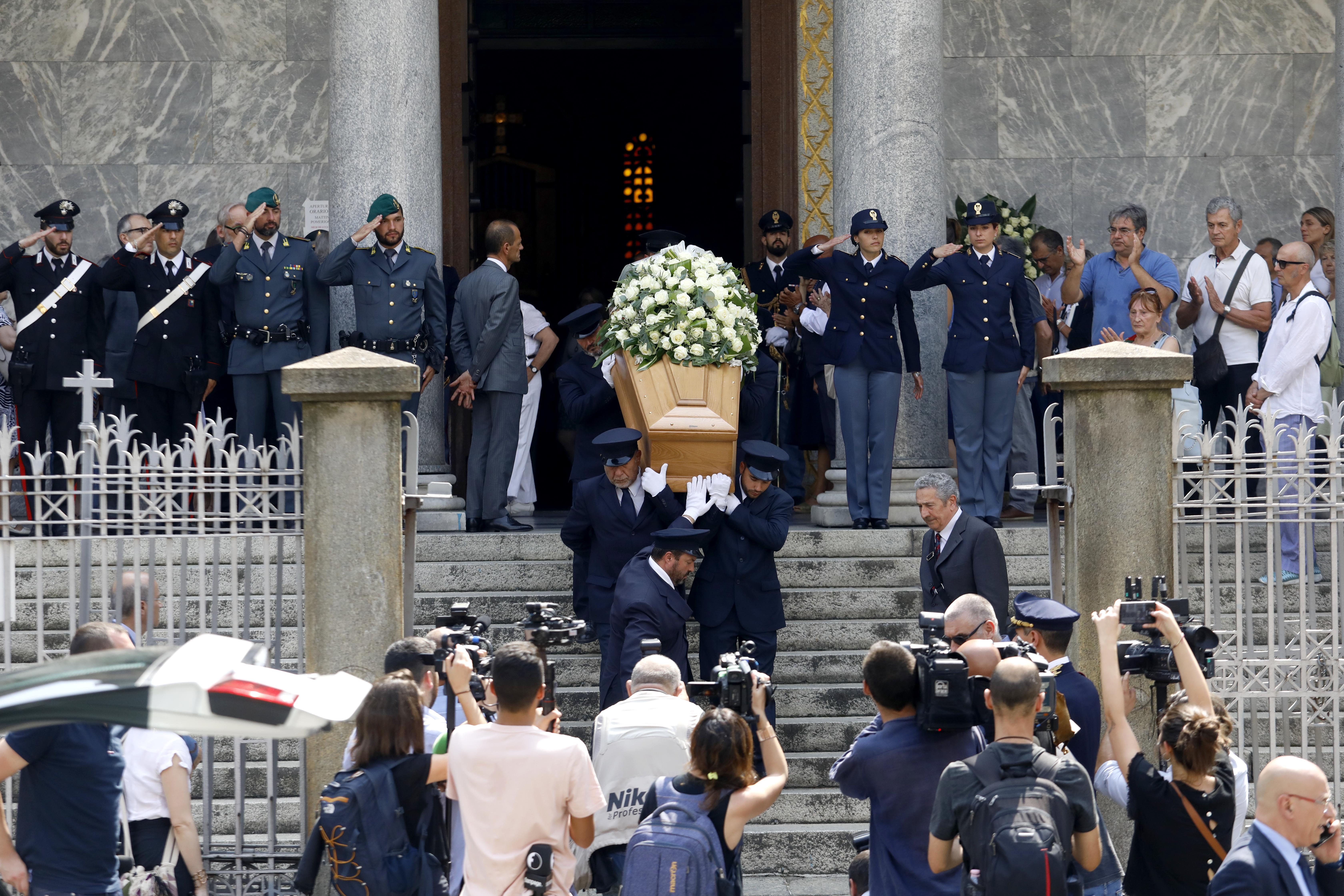 I funerali di Francesco Saverio Borrelli