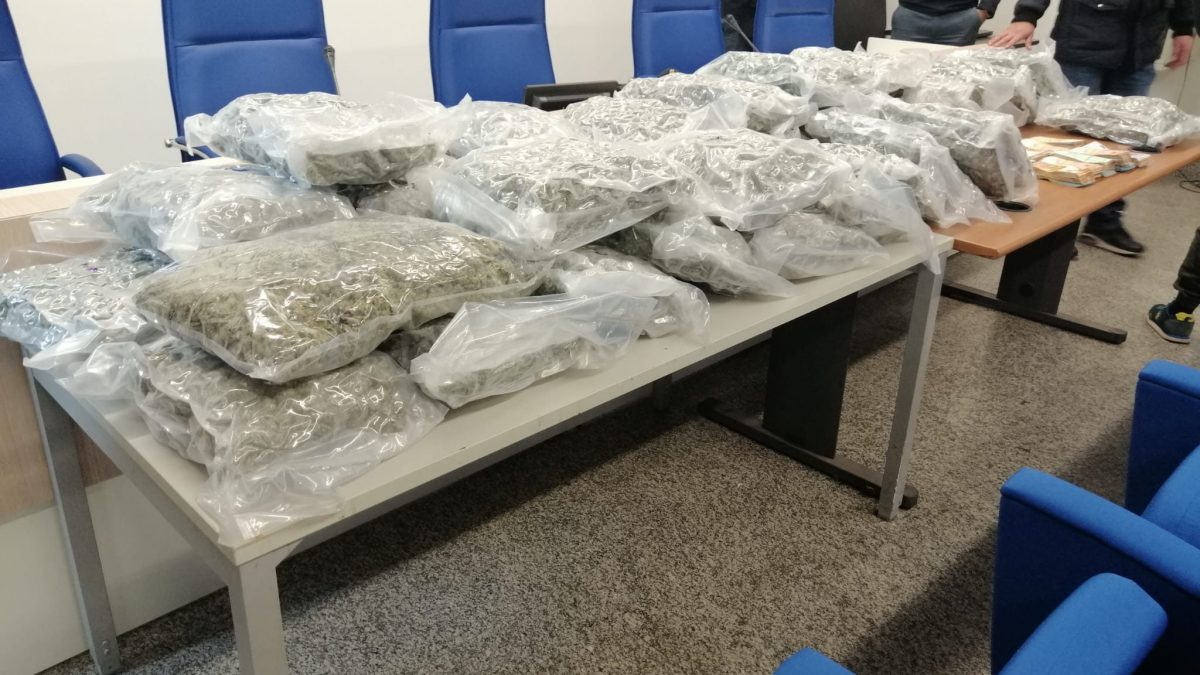 La droga sequestrata