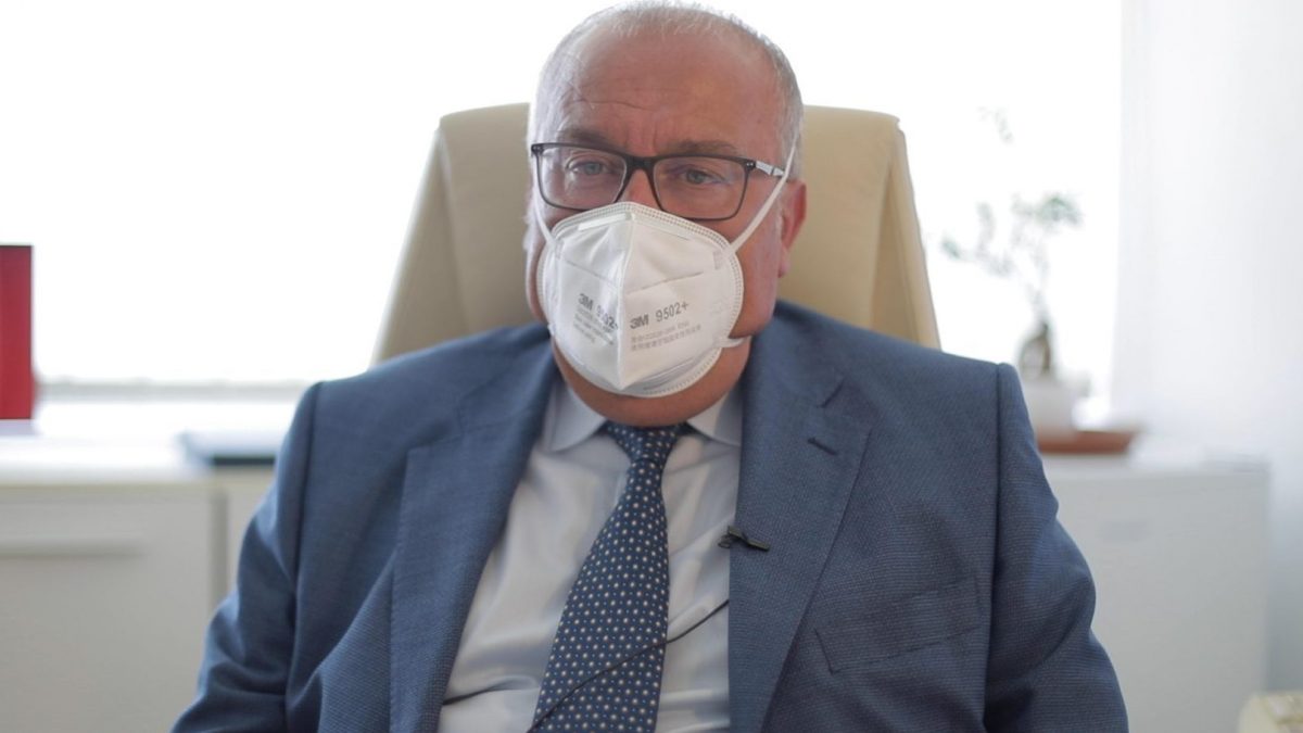 Maurizio Di Mauro, direttore generale dell'ospedale Cotugno di Napoli.