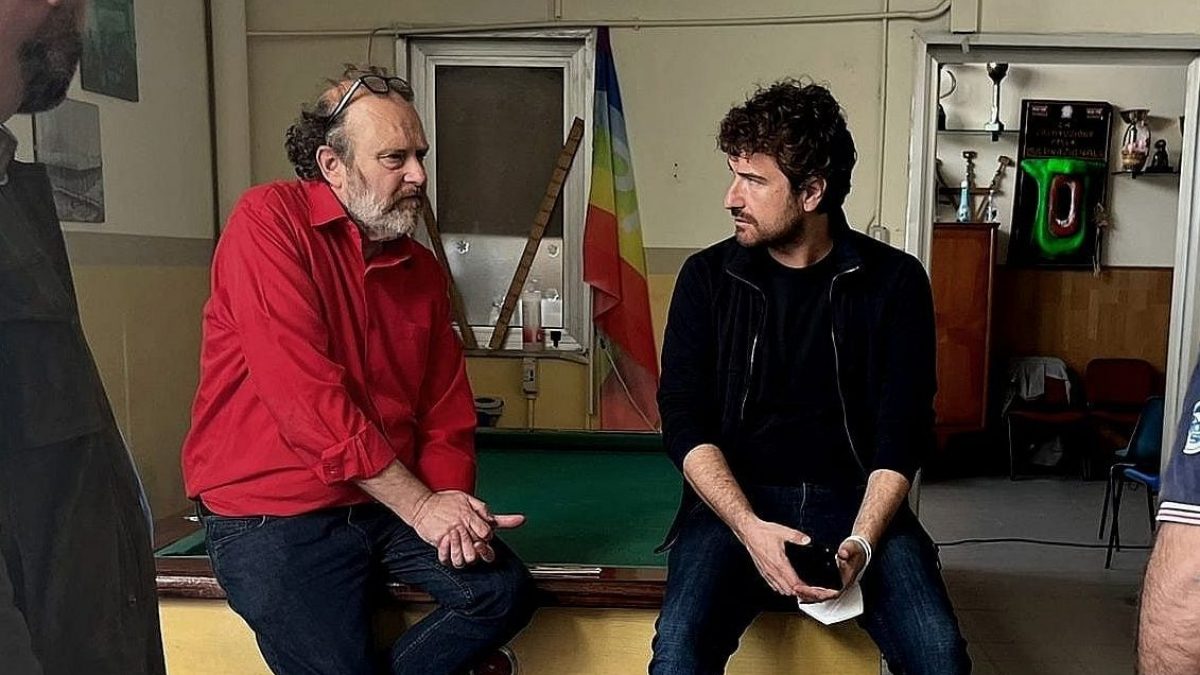 Gianfranco Pannone con Alessandro Siani