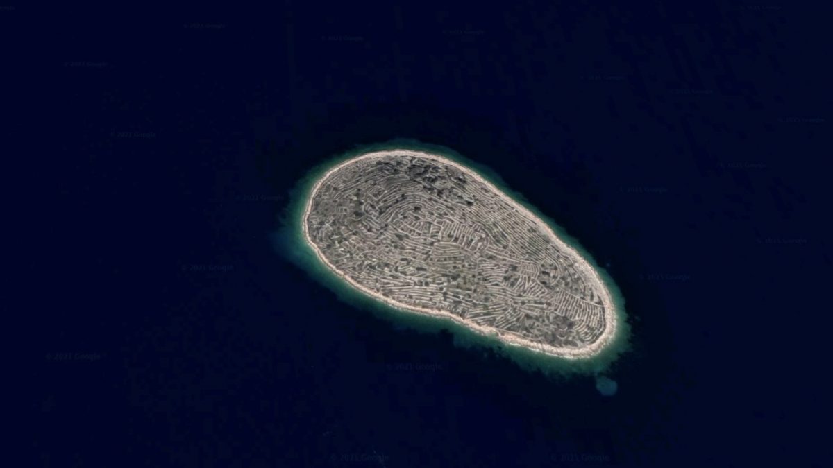 L’isola di Bavljenac che sembra un’impronta digitale