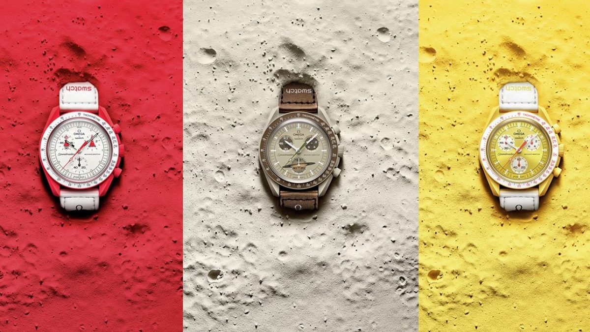 I nuovi orologi Speedmaster MoonSwatch di Omega x Swatch