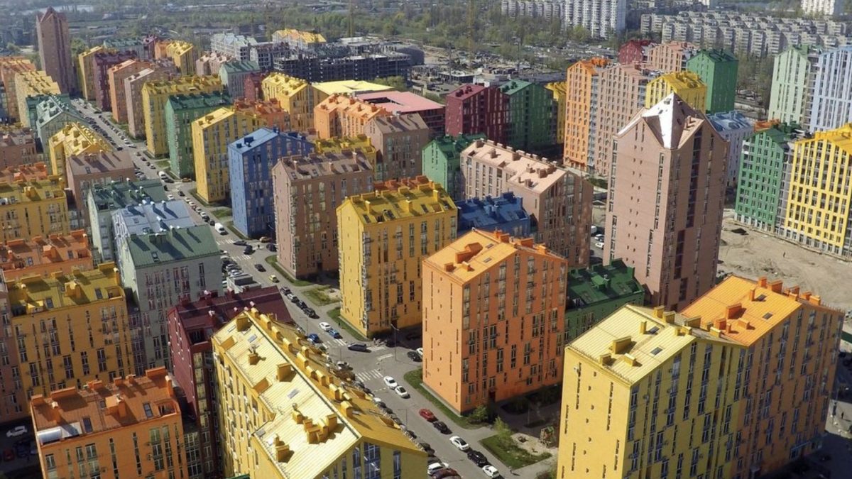 La Comfort Town di Kiev in Ucraina è un simbolo di speranza nella guerra
