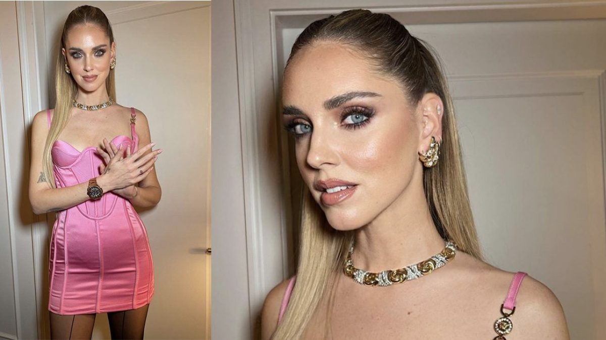 Chiara Ferragni in Versace
