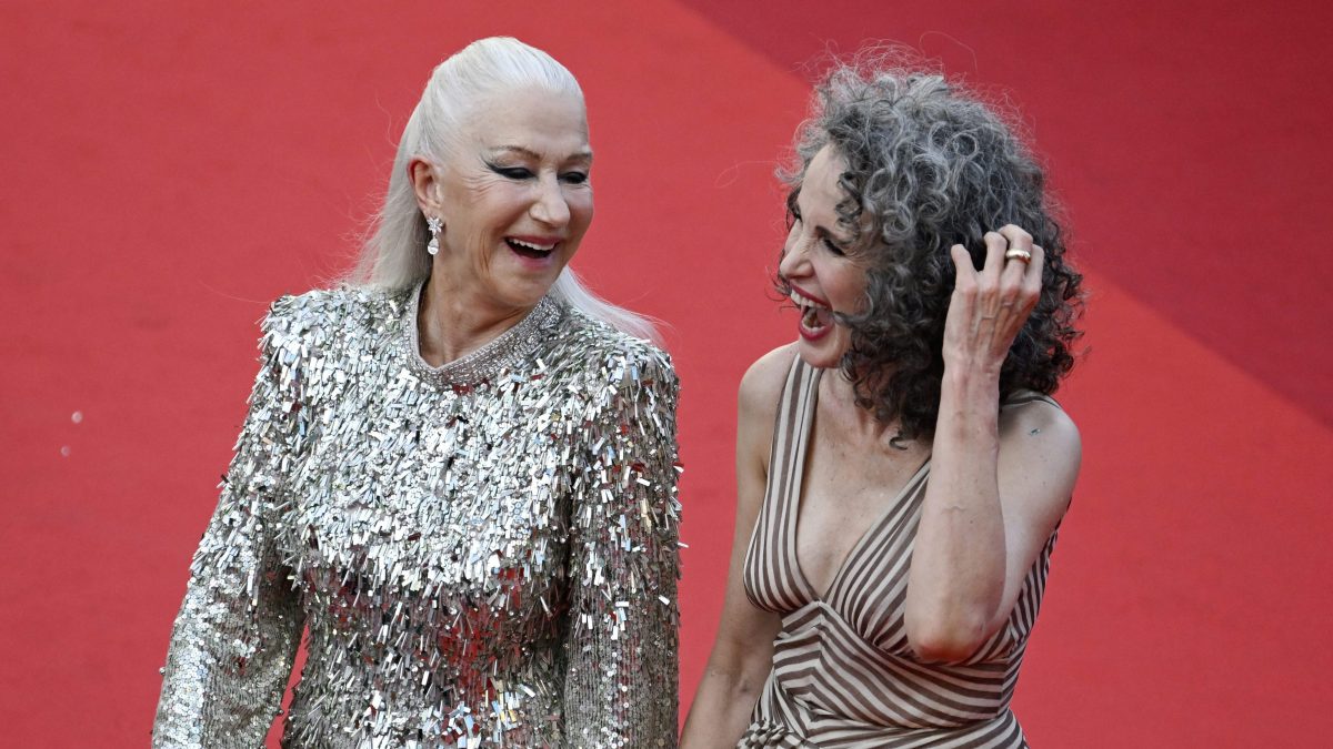 Helen Mirren in Dolce&Gabbana e Andie MacDowell in Dior Couture