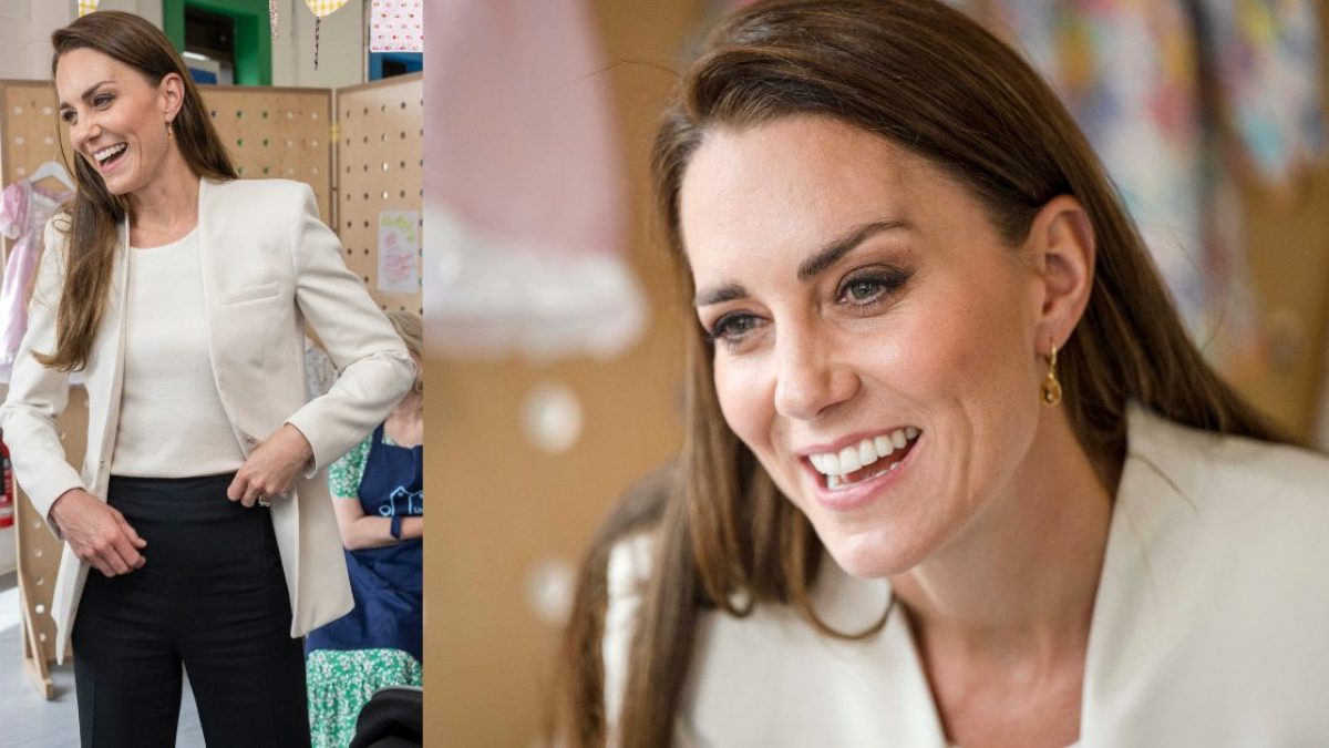 Kate Middleton torna al lavoro: il look di classe è col blazer low cost