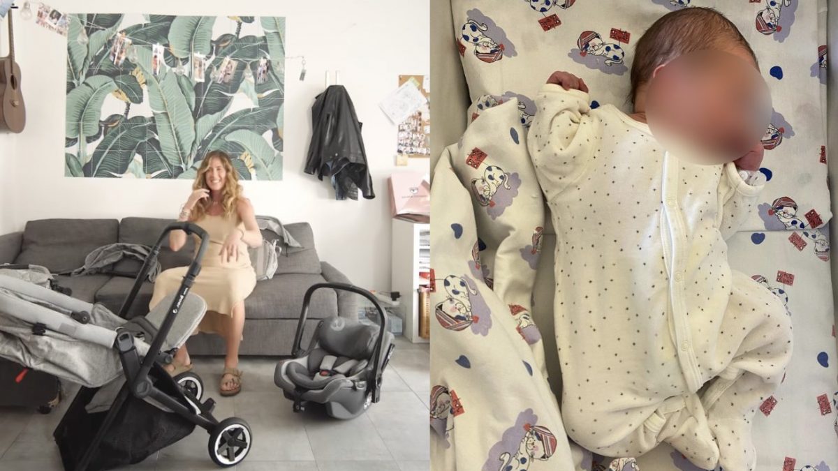 Francesca Ferragni monta il passeggino in casa per la nascita del figlio Edoardo