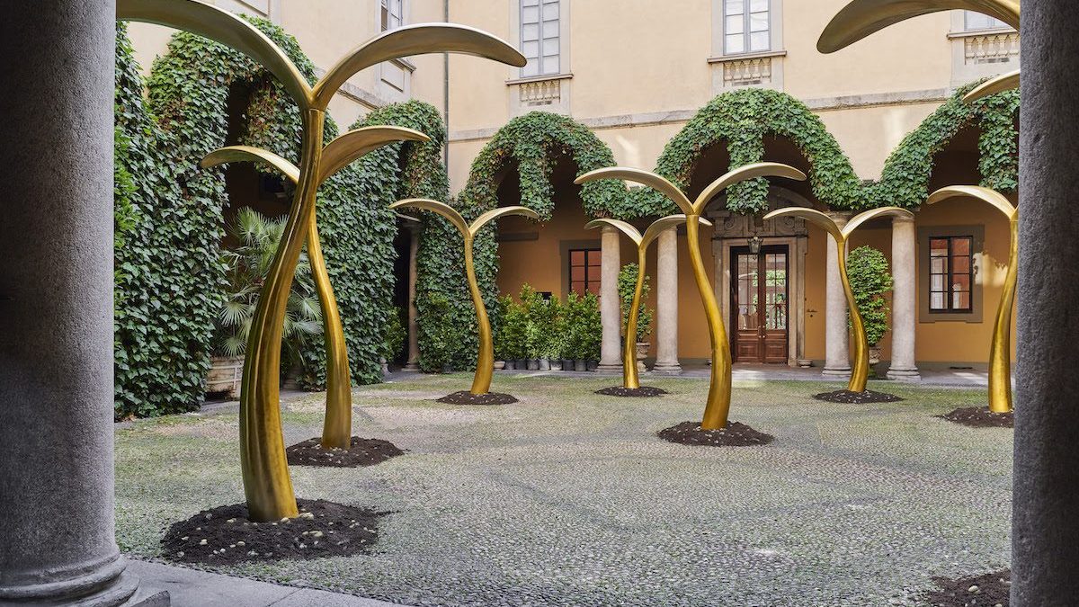 Natuzzi Italia per il Fuorisalone 2022 con l’installatione Germogli by Marcantonio – Foto Marco Antinori