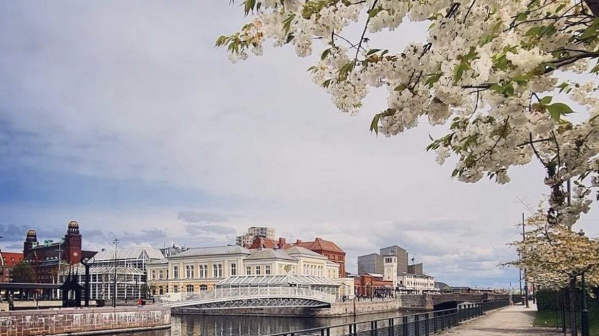 Sul ponte David Hall di Malmo, in Svezia, sono stati installati due bidoni della spazzatura parlanti