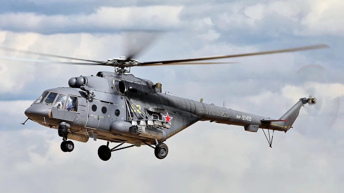Un Mi–17 armato delle forze russe. Credit: wikipedia