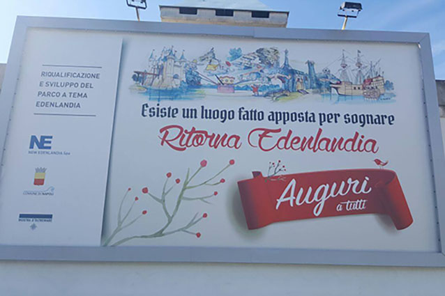 Manifesto sulla riapertura dell'Edenlandia