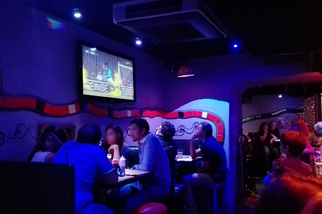 Una delle sale del Joker pub