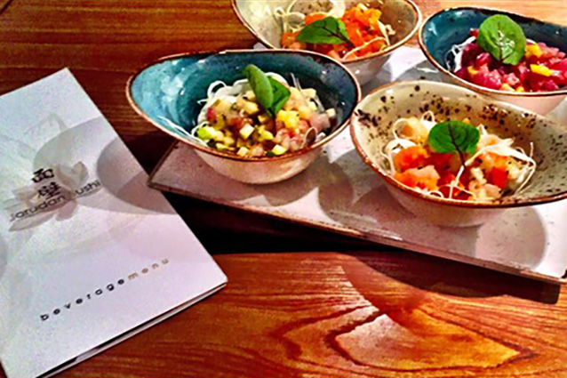 Tartare mista dello Jorudan Sushi Restaurant di Napoli