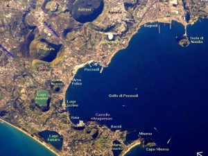 La mappa della caldera dei Campi Flegrei