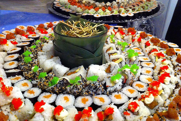 Piatto di sushi del ristorante Kukai.