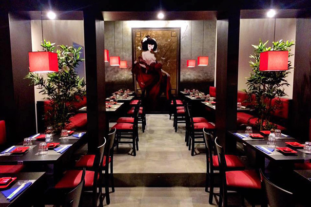 Interno ed esterno del ristorante giapponese Zen 2