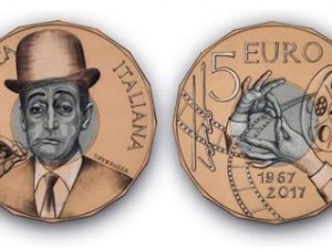 La moneta celebrativa dedicata a Totò