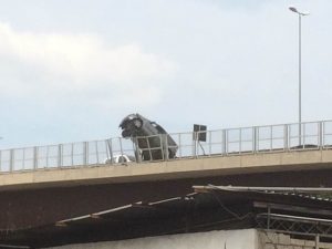 Incidente sull'Asse Mediano, auto in bilico sul guardrail: ferita donna incinta