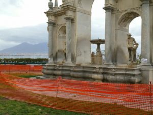 La Fontana del Gigante com'è ridotta ora