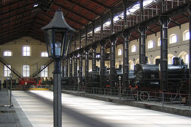 Interno del Museo di Pietrarsa (Wikipedia).