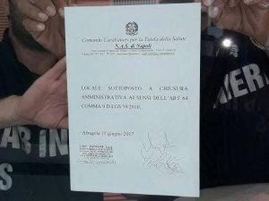 Stazione Tav Afragola, aperta domenica già arrivano i Nas: bar sotto sequestro
