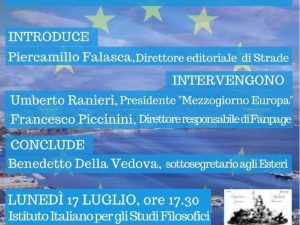 Mezzogiorno ed Europa, a Napoli un dibattito per il ruolo del Sud nell'Unione