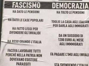 Manifesto pro-Mussolini nel salernitano: bufera sul circolo Noi con Salvini di Giffoni Valle Piana