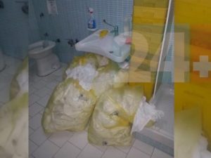 Polvere, rifiuti e fili scoperti: degrado nei reparti dell'ospedale di Salerno