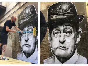 Rione Sanità, sotto casa di Totò la street art di Fabio Borrelli