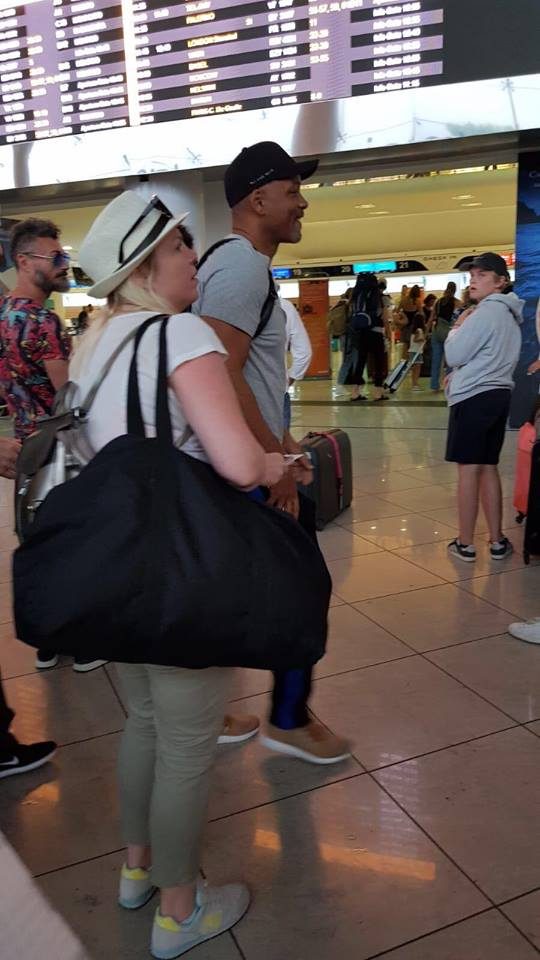 Will Smith all’aeroporto di Capodichino, Napoli
