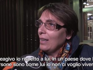 La signora che ha reagito agli insulti razzisti sulla Circumvesuviana