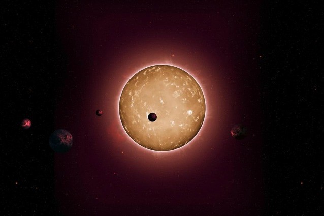Rappresentazione artistica di Kepler 444