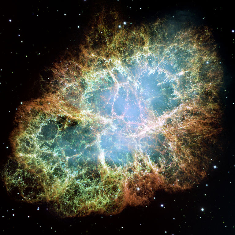 La Nebulosa Granchio in uno "scatto" di Hubble