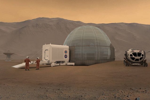 Mars Ice Dome