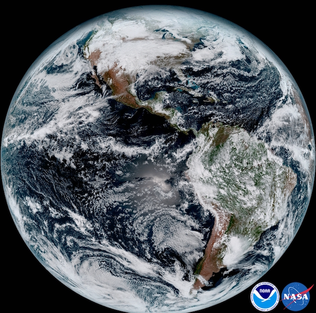 Le prime spettacolari immagini della Terra vista dal satellite GOES16