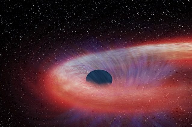 Questo buco nero ha molta fame: da 10 anni sta mangiando una stella più grande del Sole