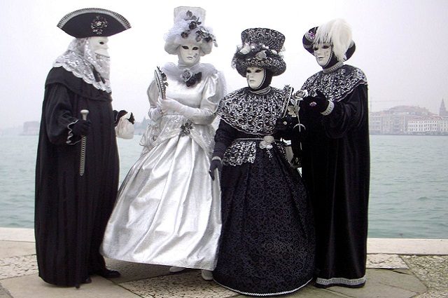 Tipiche maschere di venezia